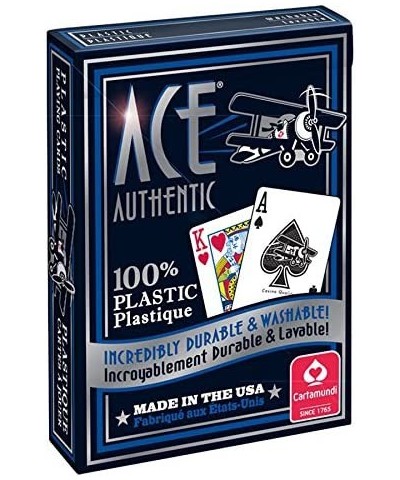1060 Ace 100% Plastic Playing Cards Assorted Colors $14.99 Card Games